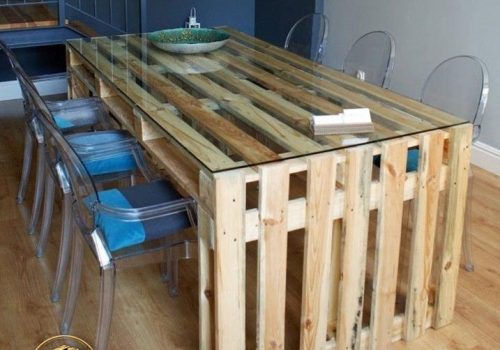 mucles de madera con tarima