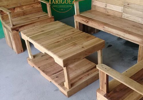 muebles rústicos con tarima nueva
