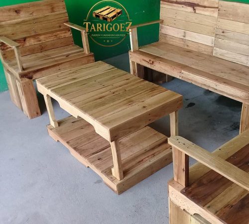 muebles rústicos con tarima nueva