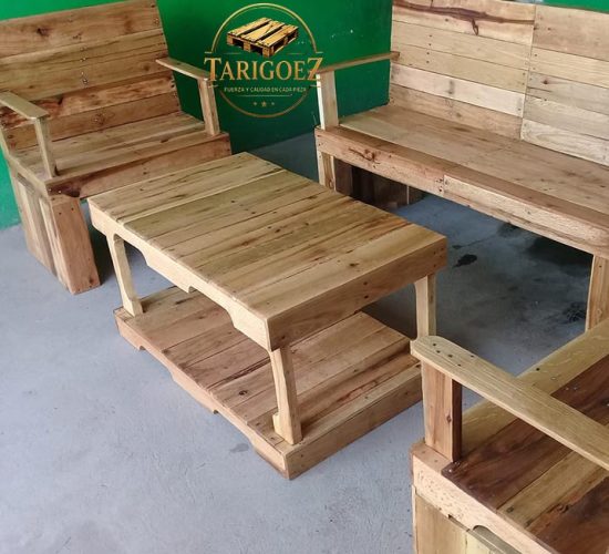 muebles rústicos con tarima nueva